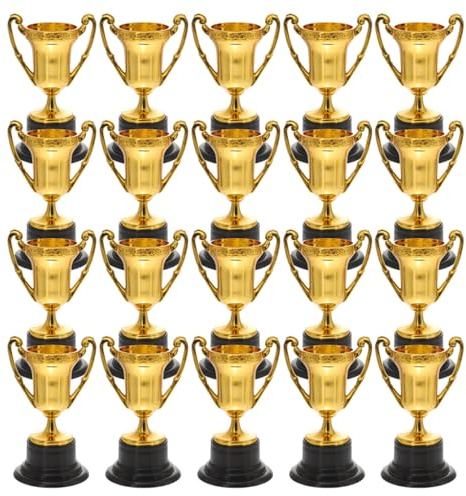 NUOBESTY Gold Award Trophäen-Set für Kinder, Erwachsene, 20 Stück