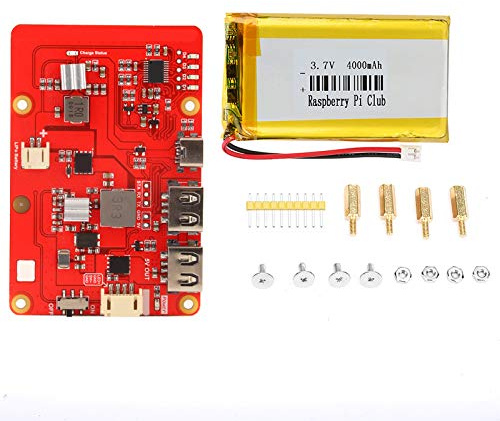 Raspberry Pi 4 Netzteil, RPI Pack Standard 4000mAh Raspberry Pi Akku mit 4000mAh Lithium Akku für Raspberry Pi