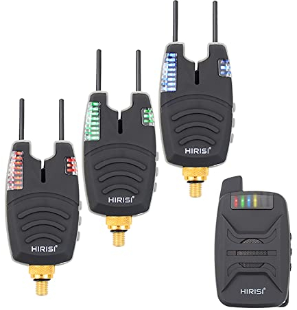 Hirisi Tackle Bissanzeiger Bissanzeiger Bissanzeiger 200m Bissanzeiger Funk Karpfenangeln mit Ohrbügel Bissanzei