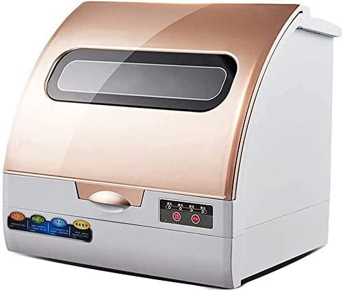 Compact Countertop Dishwasher, Dual Intelligent Dishwasher Dryer for Apartment Office and Home Kitchen, Luxurious Touch Panel,Easy To Clean TDF