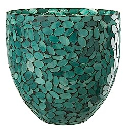 WINDLICHT MOSAIK Glas Azur Large