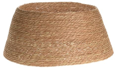 Weihnachtsbaumrock aus Seegras Natur - 56 cm - Abdeckung für den Christbaum Ständer - Weihnachtsbaum Decke Baum Kragen Tannenbaum Rock