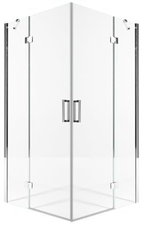 OLIMPO DOCCE - Box doccia due lati battenti 8 mm h195 anticalcare REGINA - 80x120
