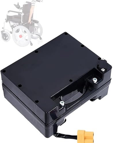 Paquete batería Litio 24V Batería para Silla Ruedas eléctrica 24 voltios, batería Iones Litio dedicada a sillas Ruedas eléctricas Batería de Plomo-ácido reemplazable,Xt30 Plug,25AH