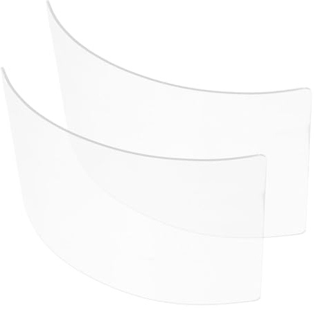OKUMEYR Sandstrahlhauben Linse aus Glas 2 Stück für Schleifarbeiten | Schutz gegen Spritzer und Staub, Leichtes Design, Einfacher Wechsel, für Arbeiter bei Sandstrahl und Schleifarbeiten