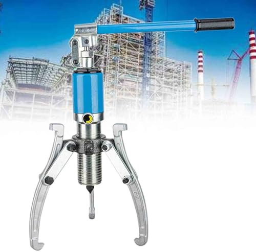 Kit Estrattore Idraulico per Ingranaggi - Estrattore per Cuscinetti Ruota per Impieghi Gravosi a 2 o 3 Griffe, Utensili di Riparazione Meccanica Integrati, Set di Estrazione,Blue-20T