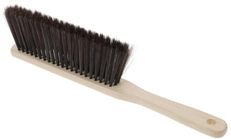 WRITWAA 1pezzi Spazzola da Letto in Legno con Setole Morbide per Tessuti Delicati Spazzola Pulizia Multifunzione Casa e Scarpe con Manico Ergonomico
