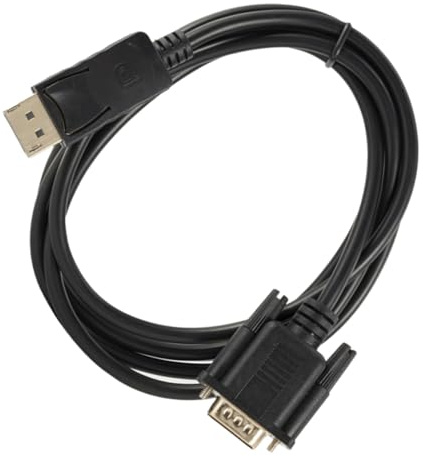 Toddmomy Cable Adaptador Displayport Vga Compatible con Monitor Proyector Ordenador Conexión Estable Fácil de Usar