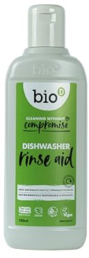 Bio-d Geschirrspüler-Klarspüler, 750 ml, allergiefrei, vegan, tierversuchsfrei