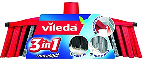 Vileda 01319088 Ersatzbürste, 3-in-1-Modell, 2er-Pack