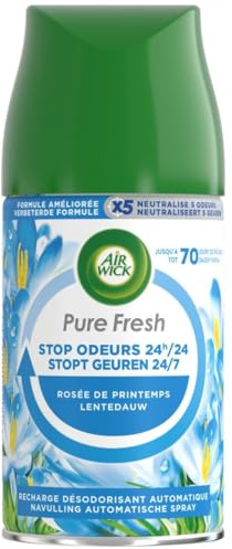 Air Wick Freshmatic Max Désodorisant automatique - Recharge - Rosée de printemps - Lot de 6