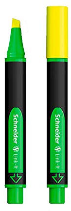 Schneider skrivverktyg textmarkör vänster den, gul