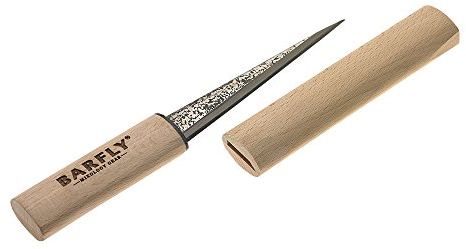 Barfly M37063 Konische Eispickel, Edelstahl/Holz, buchenholz