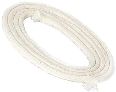 NKlaus 10 meter veke med glasfiber veke rund Ø 4mm för smältande ljus spritlampa oljelampa för renad lampolja paraffinolja trädgårdsbrännare paraffinlampa 1257