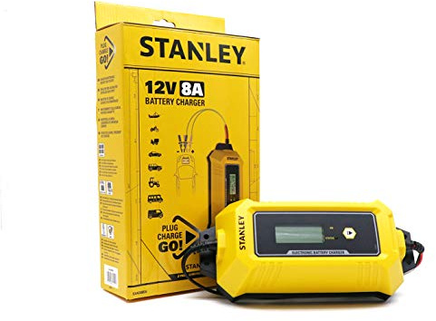 STANLEY 12V Battery charger 8A - UK plug (SXAE00025)