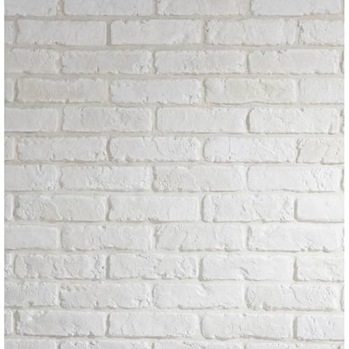 Parement brique blanche béton 0,68 m2