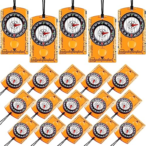Geiserailie 20 Pcs 20 Pcs Orienteering Compass Bulk Navigation Compass