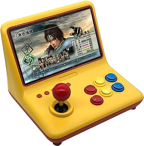 M13 Retro Arcade, pantalla grande de 64 GB, consola de juegos con joystick de 9 pulgadas, 10000 juegos clásicos incorporados, compatible con 10 simuladores, compatible con batalla for 4 jugadores ( Si