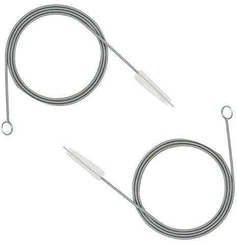 2 Stück Flexible Abflussbürste - 150cm Multifunktionale Schlauchbürste Abfluss Bürste Schiebedach Reinigungsbürste Nylon Lang Rohrbürste für Rohre mit Schmalem Abflussloch
