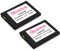 Akku für AVM Fritz!Fon C5, 1000mAh Li-Ionen Neuer Verbesserter Ersatzakku für AVM Fritz!Fon C5, C4, M2, Fritzfon Telefon 312BAT006, 312BAT016 (2 Stück)