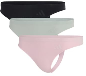 Low Rise Stringtrosa (3-pack) – Sport Active Sömless – Packaged Trosor – bekväma underkläder, 901 blandade, M