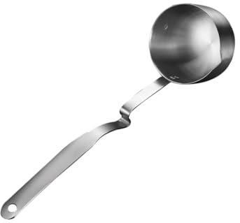 Amosfun Ölfilterlöffel Aus Edelstahl Sieb Zum Filtern Von Suppenresten Und Öl Für Einfache Aufbewahrung Robust Und Langlebig Für Küche Und Hot Pot