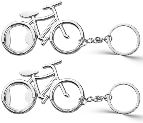 WERIGONI 2 Pezzi Portachiavi per Bicicletta, Portachiavi Apribottiglie per Bicicletta, Portachiavi Apribottiglie per Birra Apribottiglie Apribottiglie Portatile