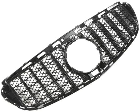 Front Kühlergrille Für GTR Style Kühlergrill Glänzend Schwarzer Renngrill Für Benz E-Klasse W212 E300 E350 E400 2014–2016 Frontstoßstangengrill