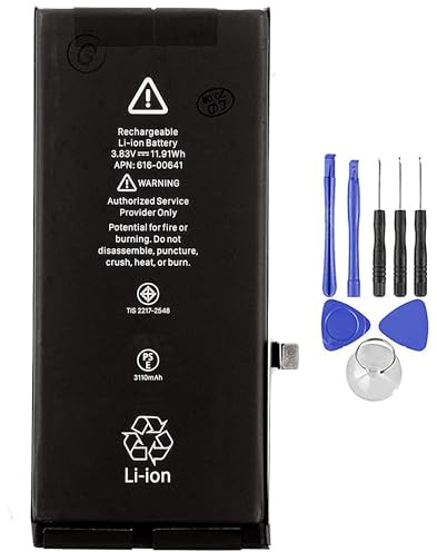 ELLENNE - Batterie compatible avec iPhone 11 | 3110 mAh avec kit de tournevis | Batterie pour iPhone 11 de 3110 mAh avec kit d'outils pour le démontage