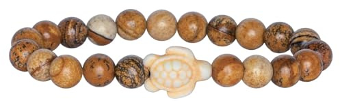 Fahlo Sea Turtle Tracking Bracelet – Track a Real Sea Turtle’s Journey – Supports Wildlife Conservation – Elastic, One Size Fits Most – on Interactive Mobile App Map – Unisex Ocean Conservation Gift (Dune)