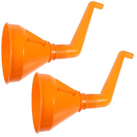 Alipis 2 pièces Entonnoir de Carburant Large Ouverture Compatible Moto et Voiture Antifuite et Polyvalent pour Huile Moteur Essence et Kérosène