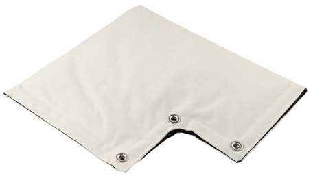 MoSundi Copertura impermeabile e antigelo per tubi dell'acqua, manicotto di protezione isolato per rubinetti esterni e bavaglini per tubi, 30,5 x 33 cm, nero bianco