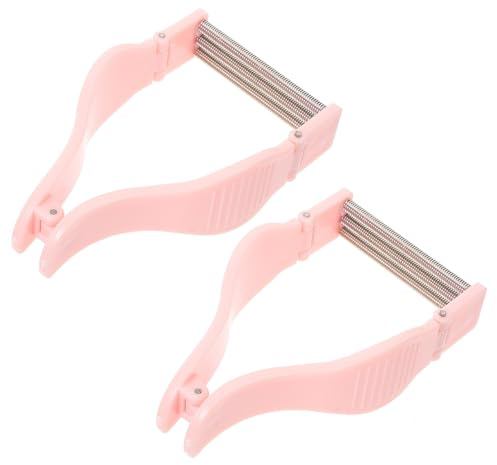TIKODIDA 2 Stück Gesichtsepilierer für Frauen zur Sanften Gesichtshaarentfernung Geeignet für Hauttypen mit Rosa Hips Material für Täglichen Gebrauch