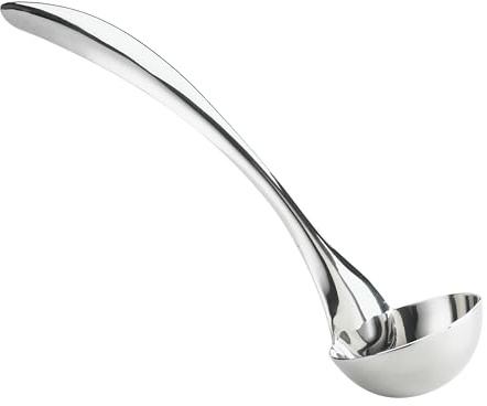 Cuisipro Tempo Ladle, Small, 18/8 Stainless Steel, for Cooking or Serving, 10”, 25.5cm