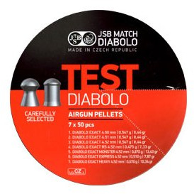 JSB Domed Test Pistola e Carabina 4,5