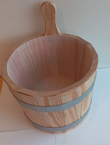 Saunakübel aus Lärchenholz