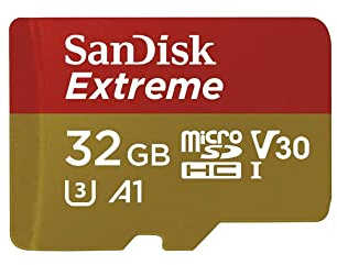 SanDisk Extreme microSDHC UHS-I - Tarjeta de Memoria de 32 GB
