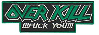 SigitasTrading Fuck You Thrash Metal Band Aufnäher Besticktes Patch zum Aufbügeln Applique