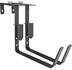Louis Moulin Lot de Supports jardinières Fer Plat Fixations réglables 18 cm - Anthracite - Made in France