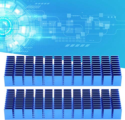 Aluminium-Kühlkörper, starker und langlebiger Aluminium-Kühlkörper für Elektrogeräte Elektronische Komponenten für Transistoren Röhren Leistungsplatinen