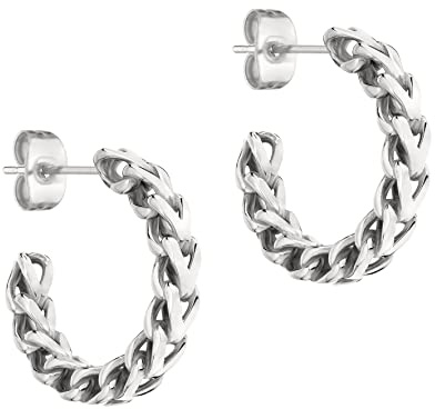 LIEBESKIND BERLIN Woven Damen Schmuck – Geflochtene Kette, Armband, Ohrringe & Ring aus Edelstahl in Silber, Gold, Roségold & Schwarz – Moderner Schmuck für Alltag & besondere Anlässe