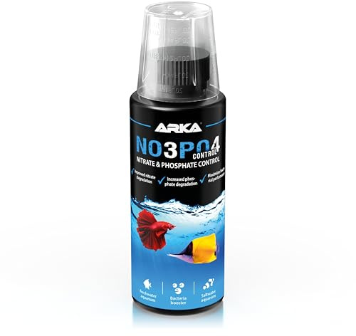 Réducteur NO3/PO4 Aquarium – NOPO Control 118 ML – élimine nitrates & phosphates biologiquement – stimule bactéries filtrantes – Eau Claire & Stable – Eau Douce & récifal