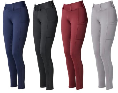 PFIFF 103100 Damen Reitleggings „Selina“ mit Handytasche