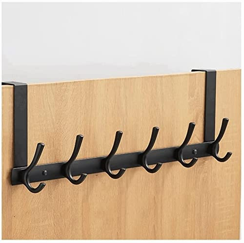 Garderobenhaken, Garderoben-Türhaken, Space-Aluminium-Türhänger, zum Aufhängen von Mänteln, Bademänteln, Hüten, Kleidung, Handtüchern, Badezimmerregal, Handtuchhalter, Wandgarderobe,