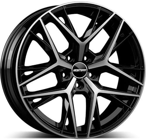 CERCHIO IN LEGA GMP LUNICA 7.5x18 5x112 ET 45 BLACK DIAMOND