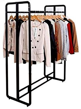 KAMNIK Tragbarer Kleiderständer, stabile Metall-Kleiderstange, multifunktionale vertikale Barren, Kleiderständer/B/150 x 120 cm Comfortable Anniversary