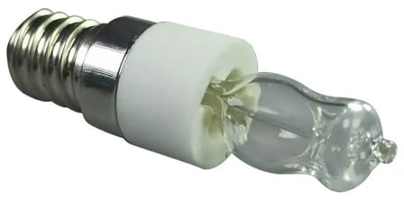 LIGHBIB Ampoule De Four Halogène E14 40W/50W, 110V/220V, Lampe De Four, Haute Température 500 ℃, Sèche-linge Sûr, Ampoule Pour Micro-ondes,40w,1 PCS