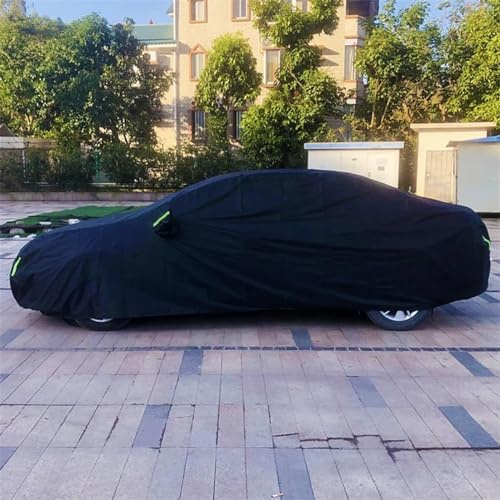Vollgarage Autoplane Universal SUV Limousine Volle Auto Abdeckung Wasserdicht Anti Schnee Abdeckung Sonnenschutz Auto Außen Styling Markise Schützende Volle Outdoor Auto Äußere(XXL)