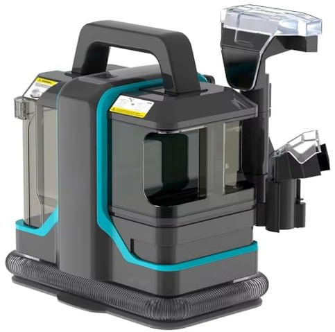 Limpiador portátil para alfombras, potente limpieza profunda de manchas con tanque doble de 1080 ml, ideal para derrames y desorden de mascotas en alfombras, escaleras, tapicería