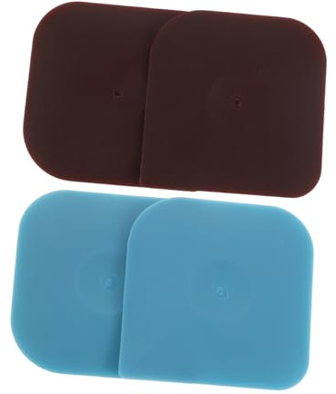 DECOMELODY 4pezzi Raschietto per Pentole in Nylon AntiGraffio Strumento per Pulizia Pentole e Utensili da Adatto per Alimenti Pane Torte Impasto e Fondente